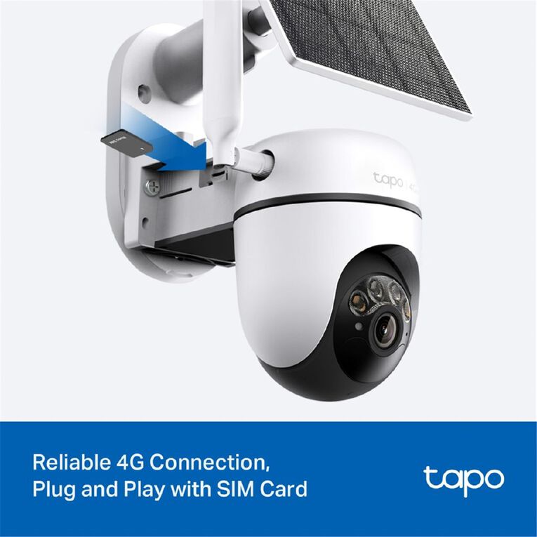 TP-Link Tapo C615G Kit Solar Powered Pan/Tilt 4G LTE Security Camera Kit, , hi-res