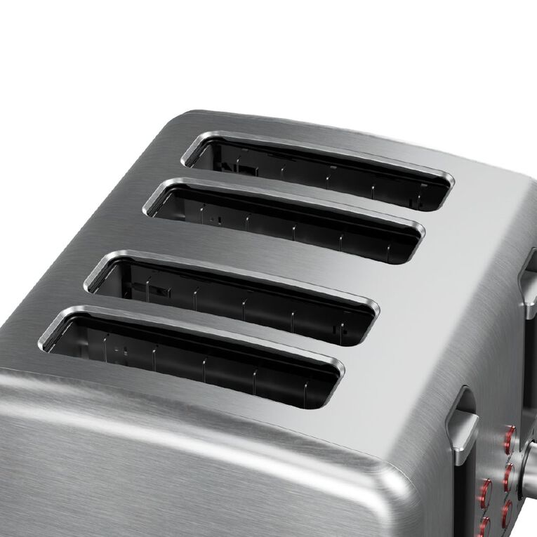 Sheffield 4 Slice Stainless Steel Toaster, , hi-res