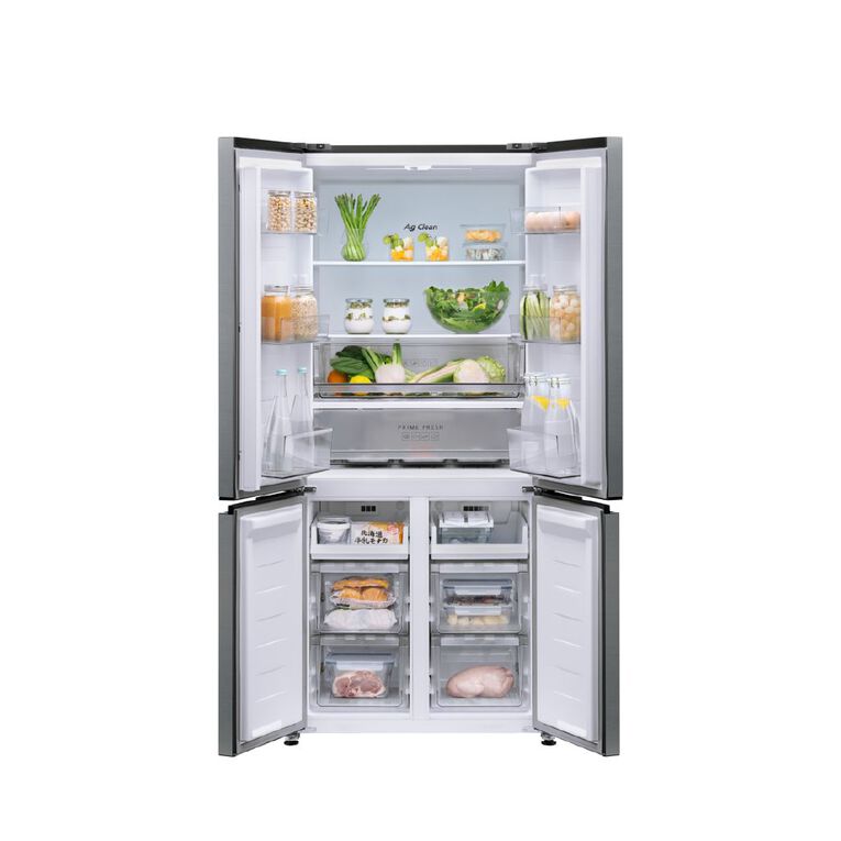 Panasonic 445L Flush Fit Quad Door Fridge Freezer - Stainless Steel, , hi-res