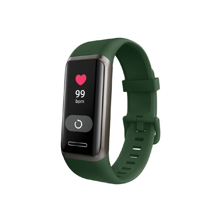 Ryze Elevate Smart Watch With Alexa (Black + Green), , hi-res