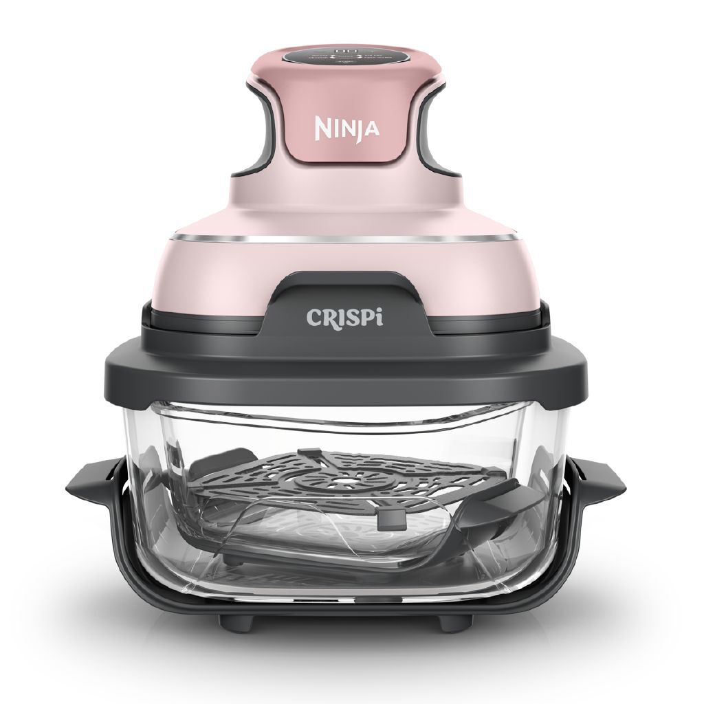 Ninja Crispi 4-in-1 Portable Glass Air Fryer - Pink - Noel Leeming