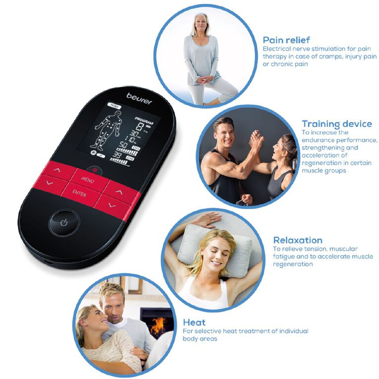 Beurer EM59 Digital TENS/EMS device with heat function, , hi-res