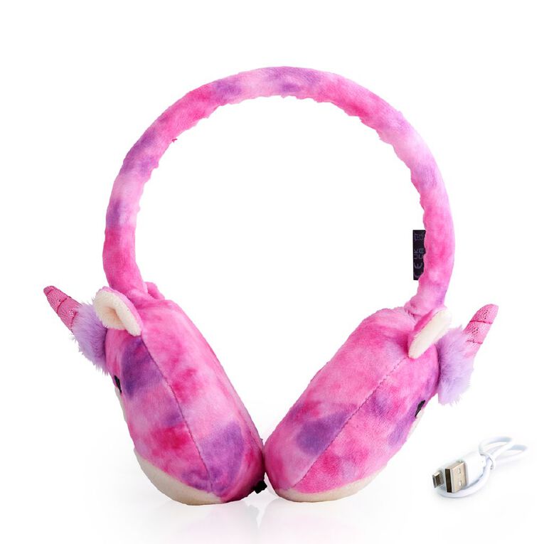 Squishmallows Plush Bluetooth Headphones - Lola The Unicorn, , hi-res