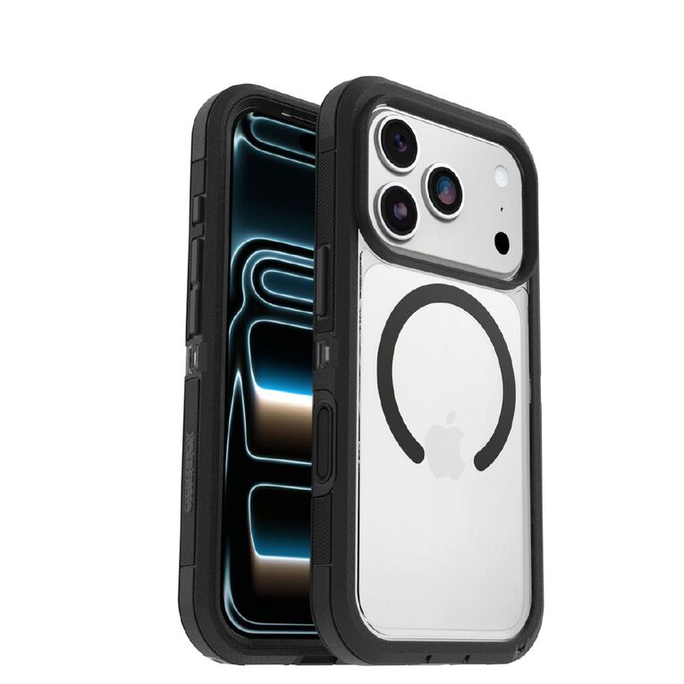 OtterBox Defender Pro XT MagSafe Case for iPhone 18 Pro - Clear/Black, , hi-res