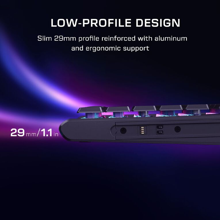 Turtle Beach Command KB7 Touchscreen Hall-Effect RGB TKL Wired Gaming Keyboard, , hi-res