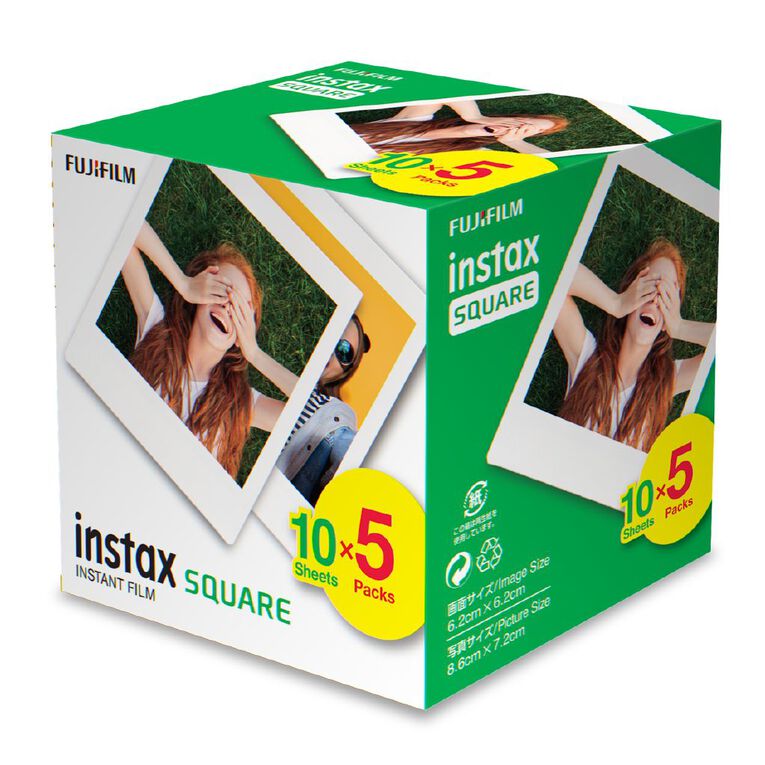 Fujifilm Instax Square Film 50 Pack, , hi-res