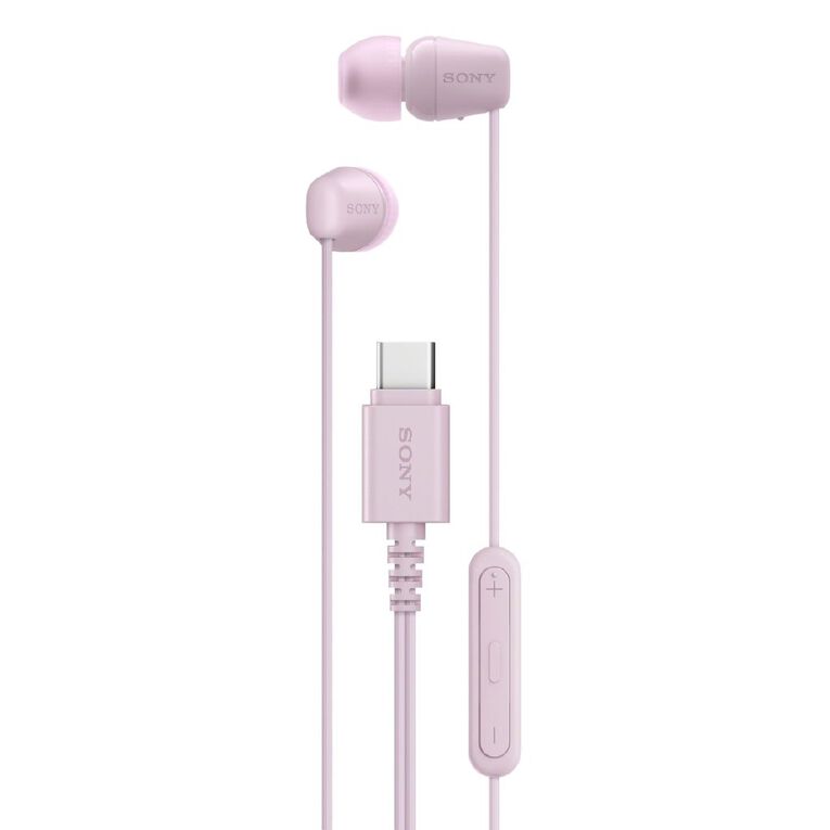 Sony IER-EX15C In-Ear Headphones with USB-C - Pink, , hi-res