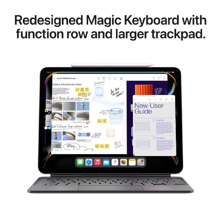 Apple iPad Pro 13 Inch M4 Wi-Fi + Cellular 2TB Nano Texture - Space Black, , hi-res