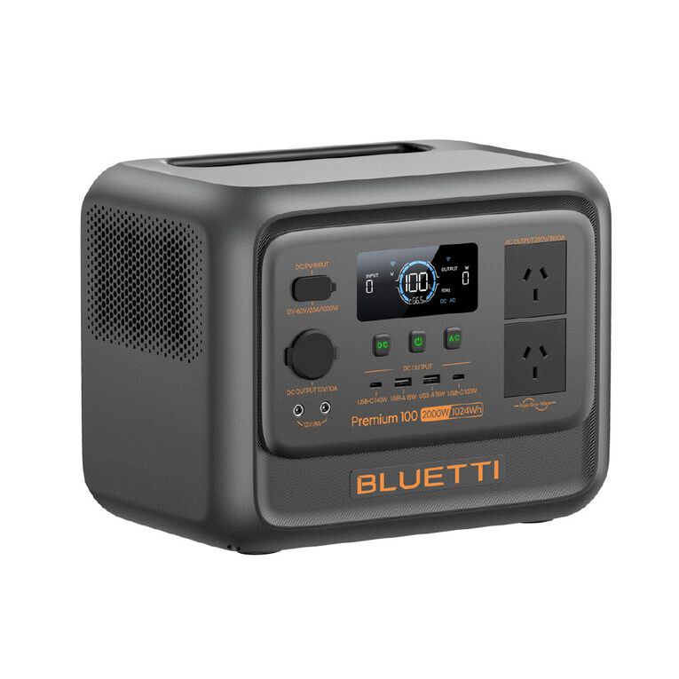 Bluetti Premium 100 V2 Portable Power Station | 2000W 1024Wh, , hi-res