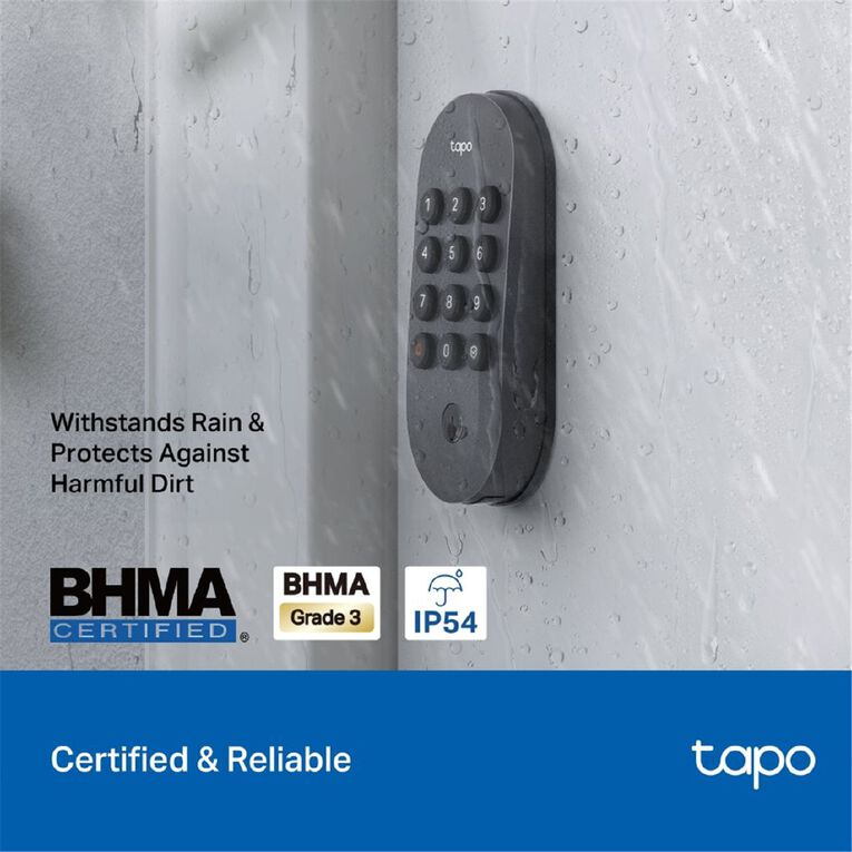 TP-Link Tapo DL100 Smart Wifi Door Lock, , hi-res