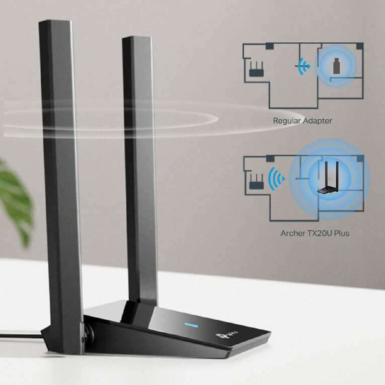 TP-Link Archer TX20U Plus | AX1800 Dual Antennas High Gain Wireless USB Adapter, , hi-res