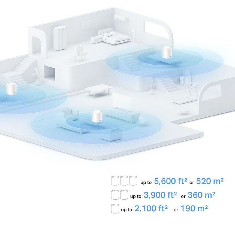TP-Link Deco X10 AX1500 Whole Home Mesh WI-FI 6 System - 2 Pack, , hi-res