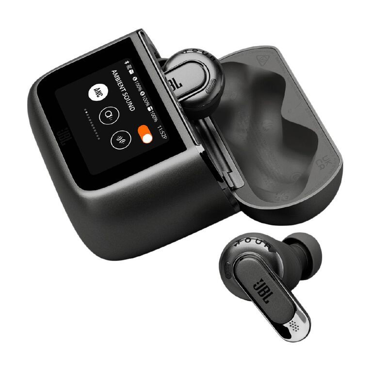 JBL Tour Pro 3 True Wireless Noise Cancelling Earbuds with Smart Charging Case - Black, , hi-res