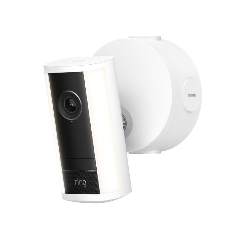 Ring Spotlight Camera Pro (2nd Gen) 4K Security Camera POE White, , hi-res