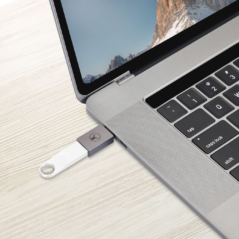 Bonelk USB-C to USB-A 3.0 Adapter - Space Grey, , hi-res