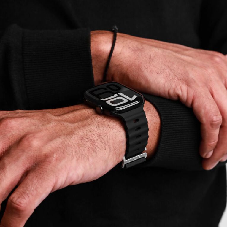 Vonmahlen Wave Band 2 for Apple Watch (44-46mm / Ultra) - Black, , hi-res