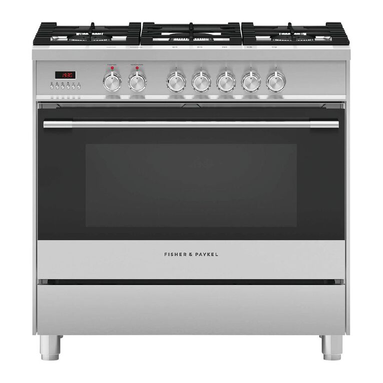 Fisher & Paykel 90cm Gas/Electric Freestanding Oven, , hi-res