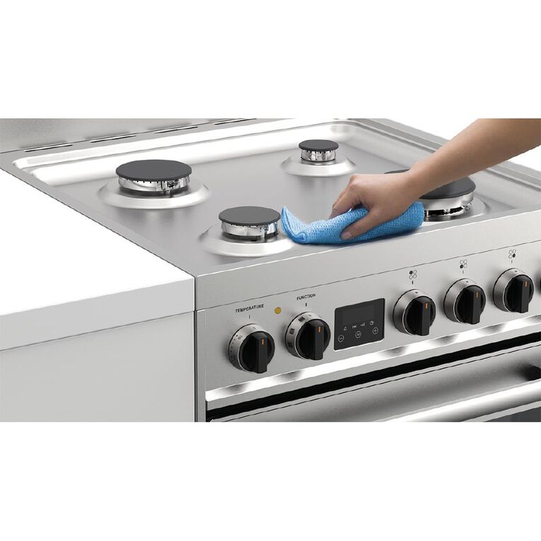 Haier 60cm 4 Burner Dual Fuel Freestanding Oven, , hi-res