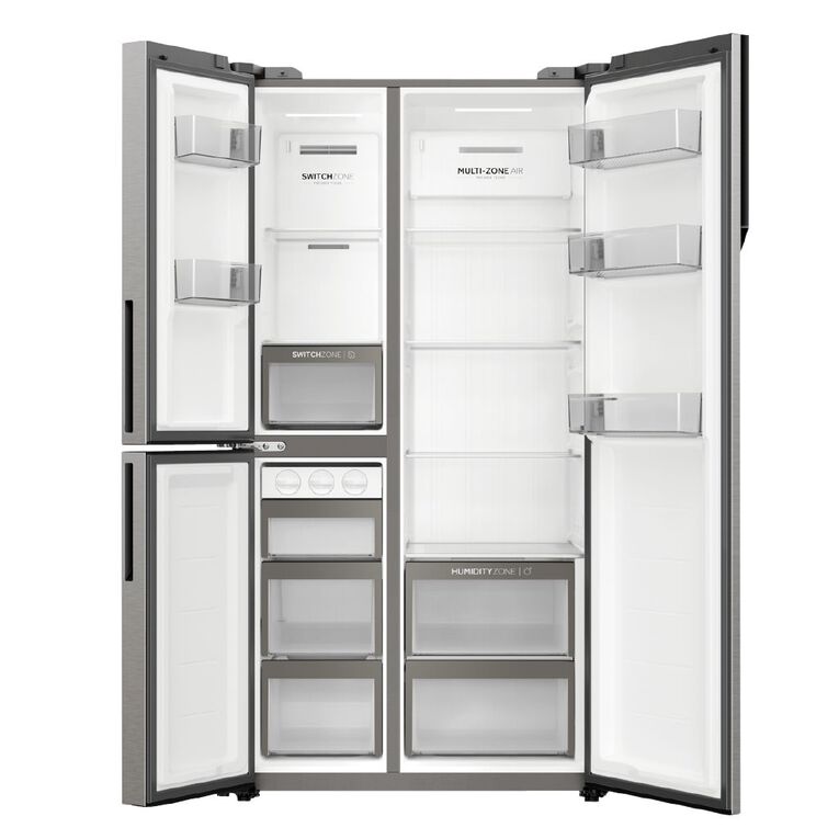 Haier 574L 500 Series S+ Three Door Side-by-Side Refrigerator - Satina, , hi-res