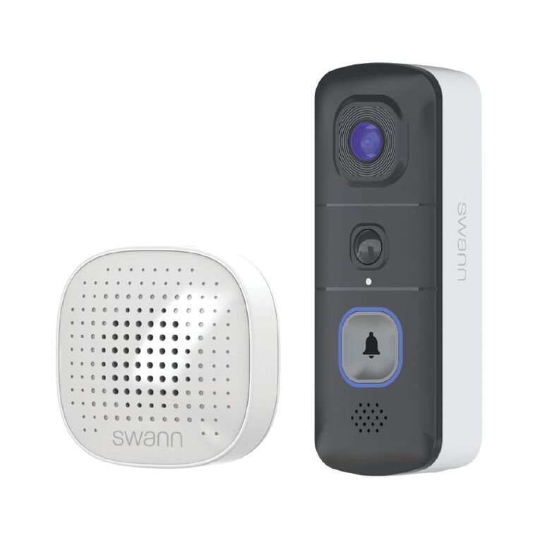 Swann Evo Wireless Video Doorbell & Chime, , hi-res