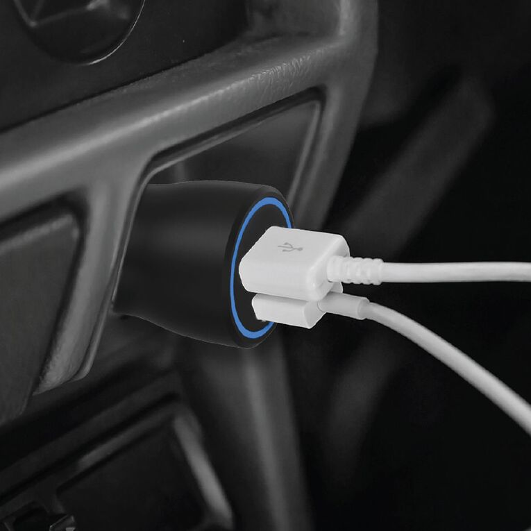 Laser 48W Dual USB-A & USB-C Car Charger, , hi-res