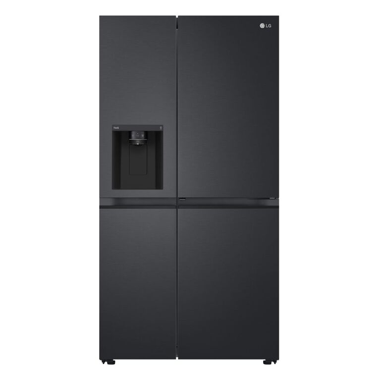 LG 635L Side By Side Fridge with Door-In-Door & Craft Ice Maker - Matte Black, , hi-res