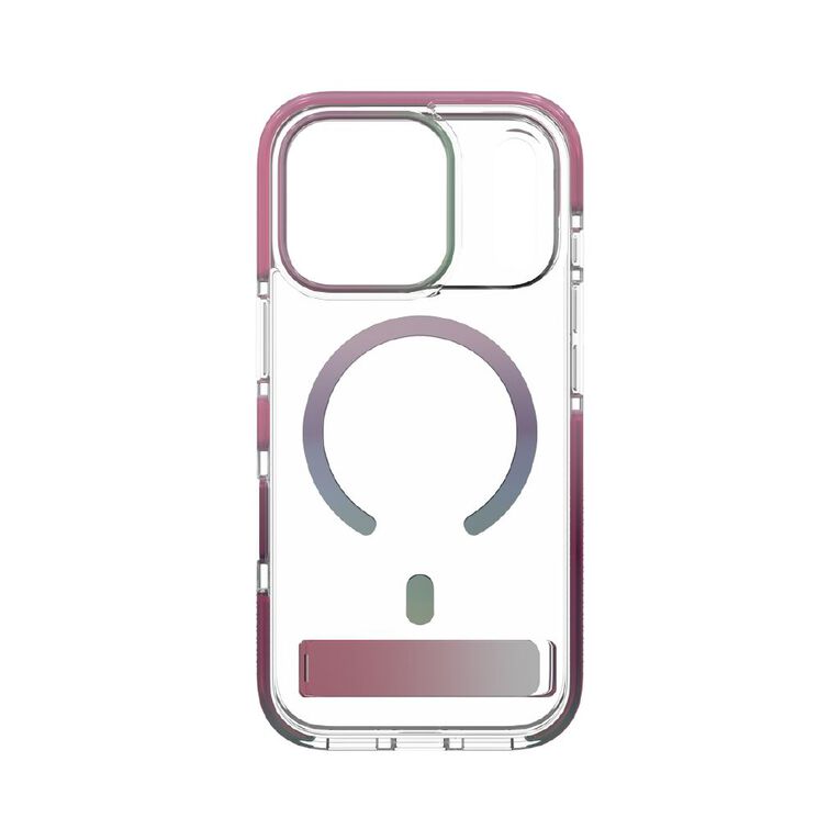 Zagg Santa Cruz Snap Kickstand Metallic Case for iPhone 18 Pro Max / 17 Pro Max - Opalescent, , hi-res