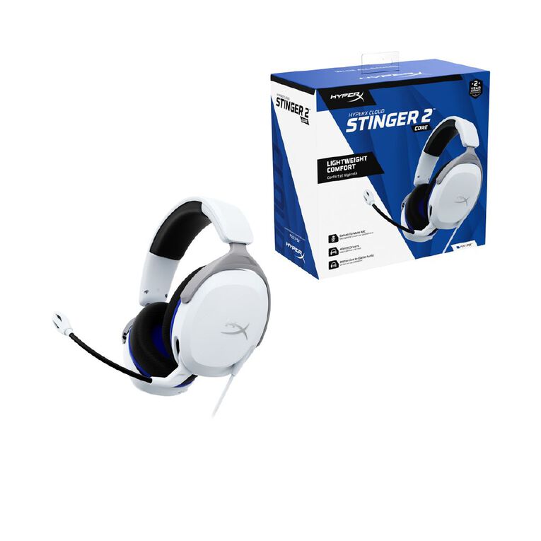 HyperX Cloud Stinger 2 Core PlayStation Gaming Headset - White, , hi-res