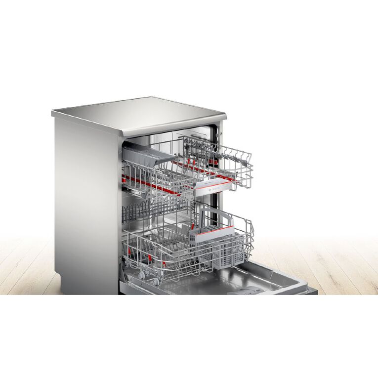 Bosch 60cm Series 6 Freestanding Dishwasher - Brushed Steel, , hi-res