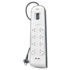 Belkin 8-Way Surge Protector with Dual USB Port