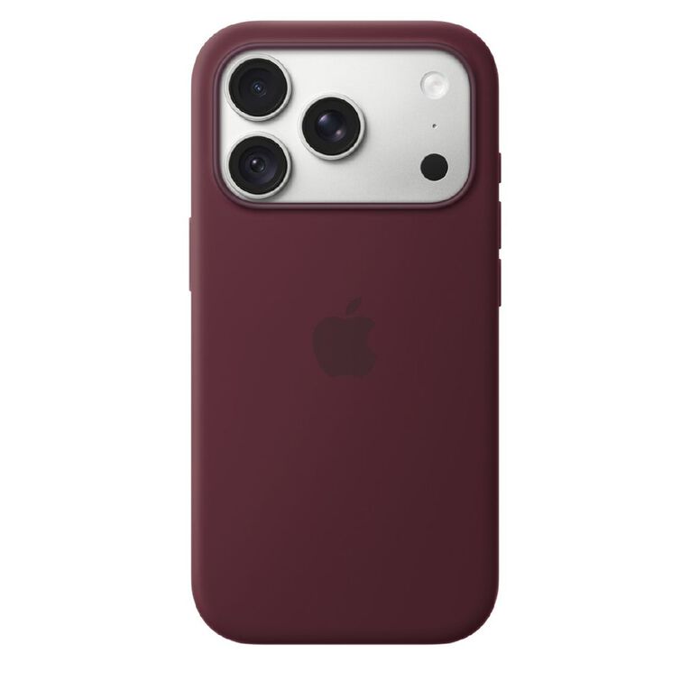 Apple iPhone&nbsp;18&nbsp;Pro Silicone Case with MagSafe - Burgundy, , hi-res