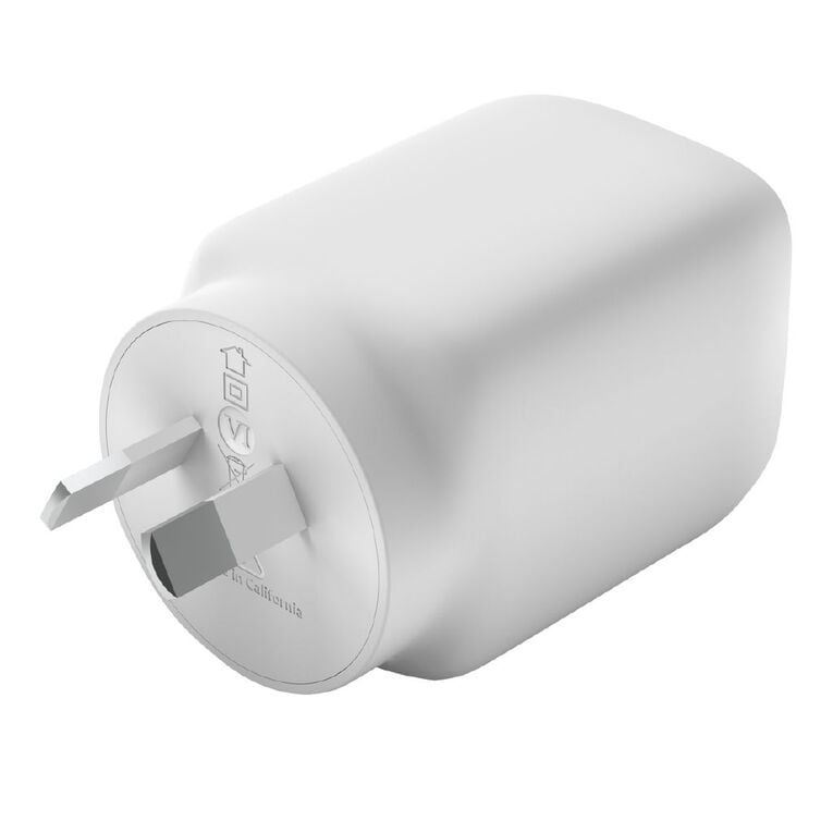 Belkin BOOSTUP CHARGE 65W Dual USB-C PD GAN Wall Charger White, , hi-res