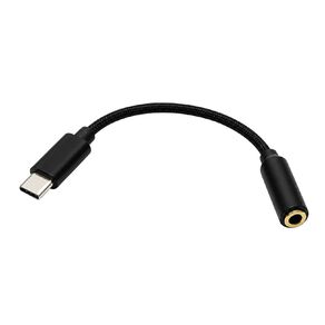 STM USB-C (Male) to 3.5mm (Female) Audio Cable - Black