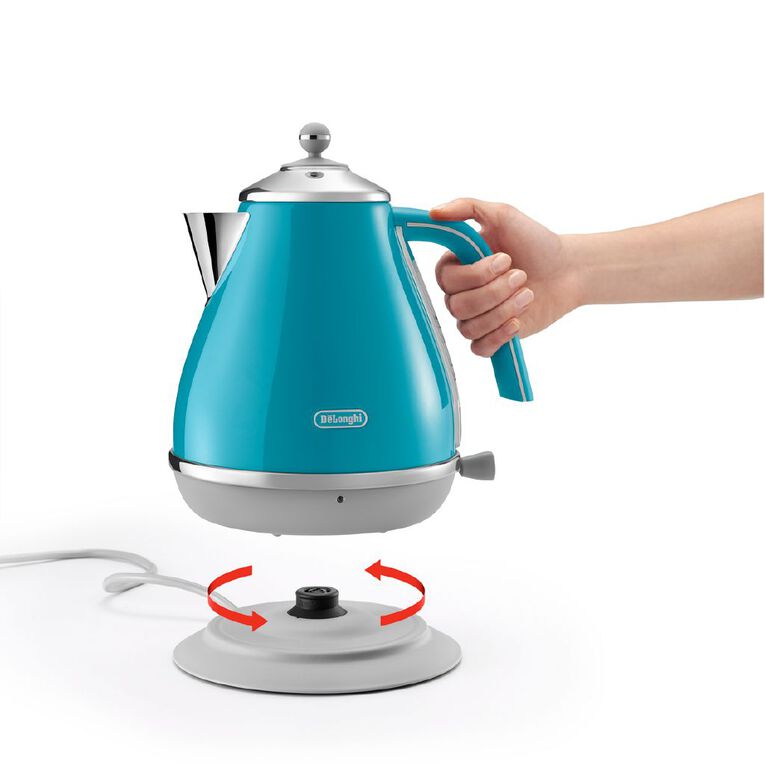Delonghi Icona Capitals Kettle Lisbon Azure Noel Leeming