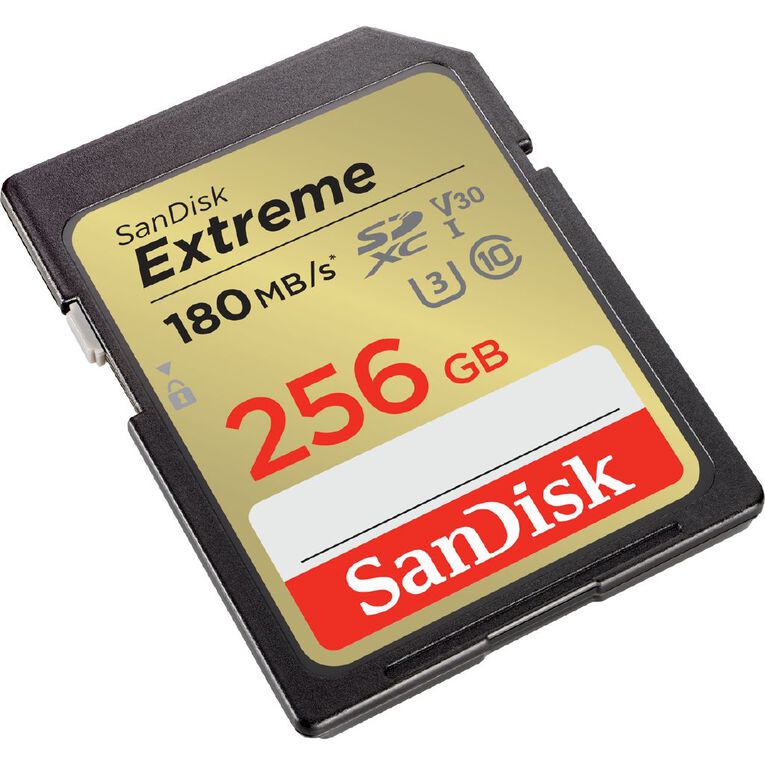 Sandisk Extreme 256GB SD Card, , hi-res