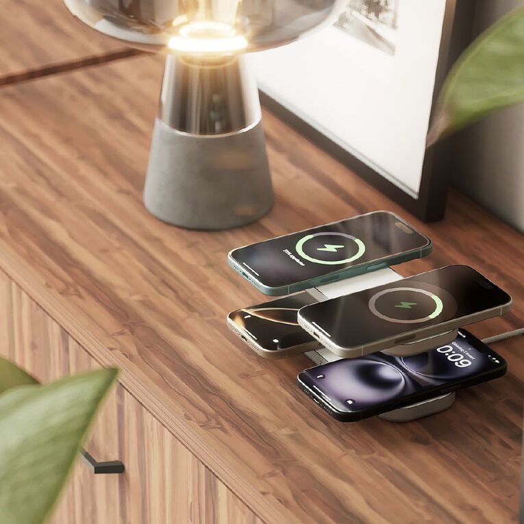 Zens Quattro Wireless Charger Pro 4 (incl. Wall Charger) - White, , hi-res