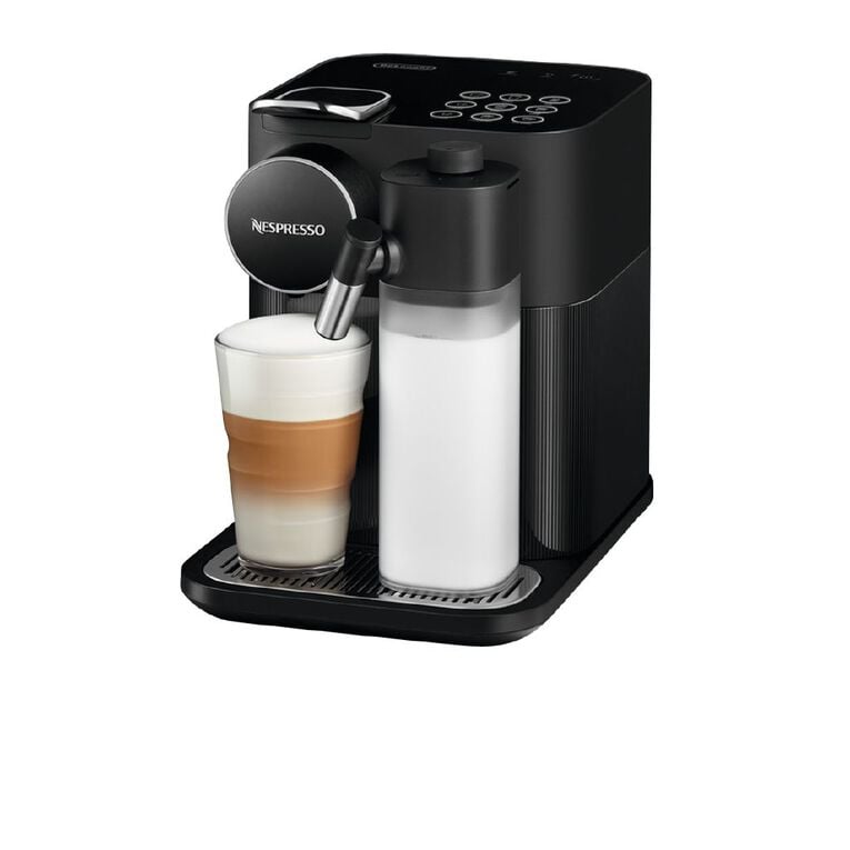 Nespresso Gran Lattissima Automatic Capsule Coffee Machine Black by Delonghi, , hi-res