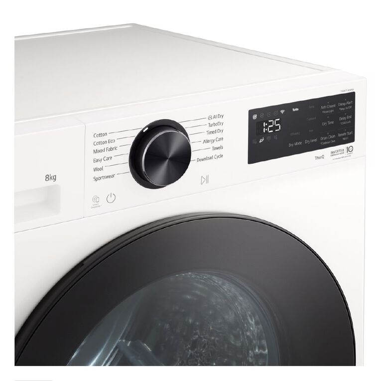 LG 8kg Series 3 Heat Pump Dryer - White, , hi-res