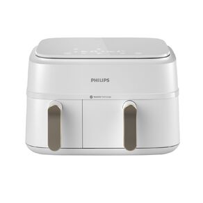Philips 3000 Series 9L Dual Basket Airfryer, White