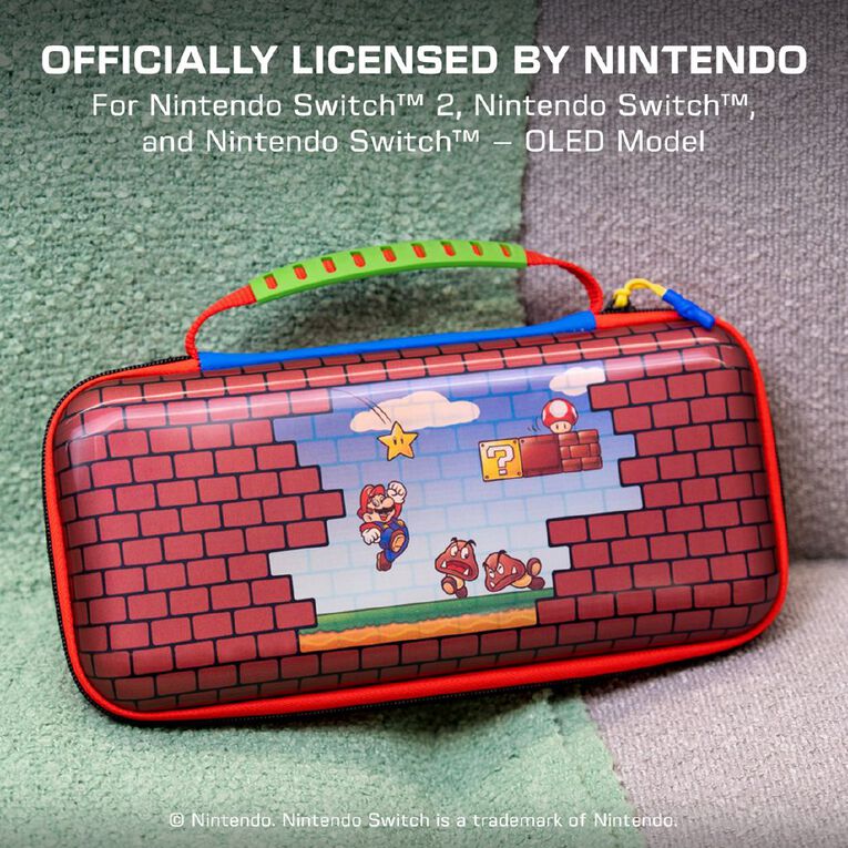 Turtle Beach Playtrek Travel Nintendo Switch 2 Case - Mario Bricks, , hi-res