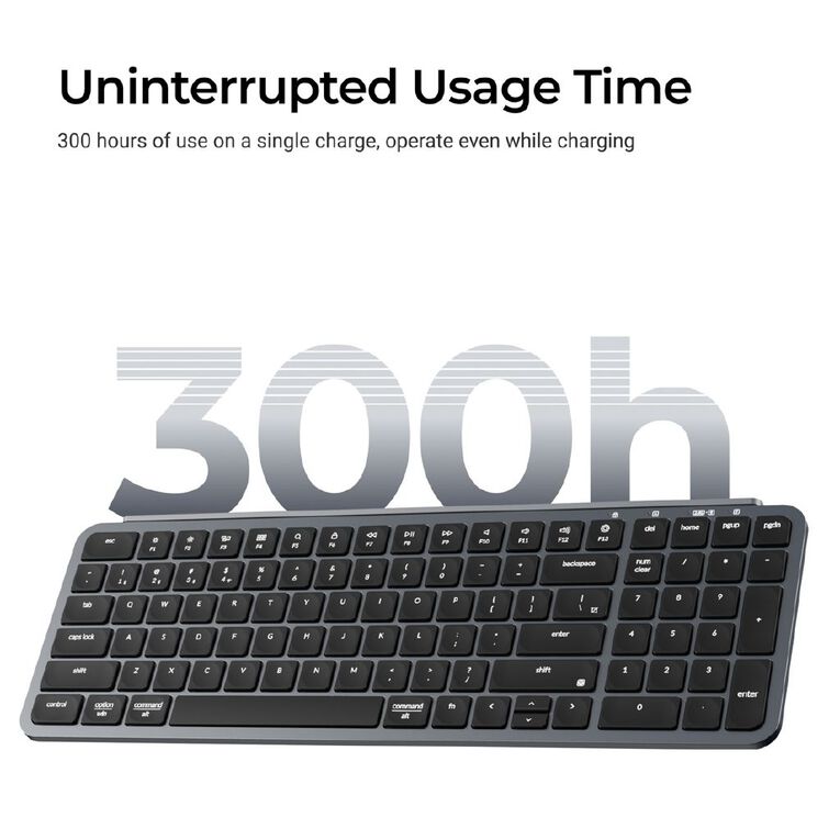Keychron B2 Pro Ultra-Slim Wireless Keyboard - Space Gray, , hi-res