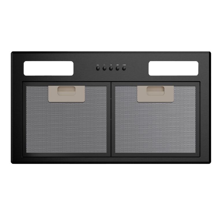 Haier 60cm Integrated Insert Rangehood - Black, , hi-res