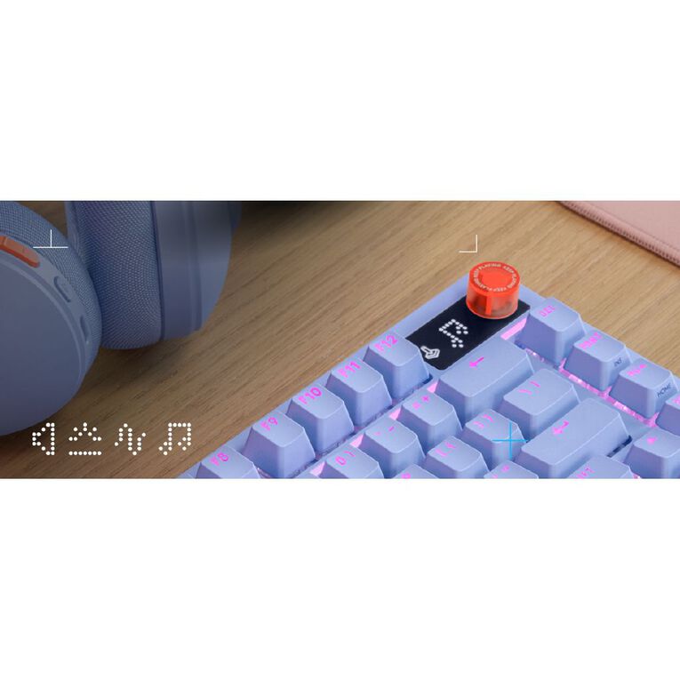 Logitech G316 X 75 Wired Gaming Keyboard - Lilac, , hi-res