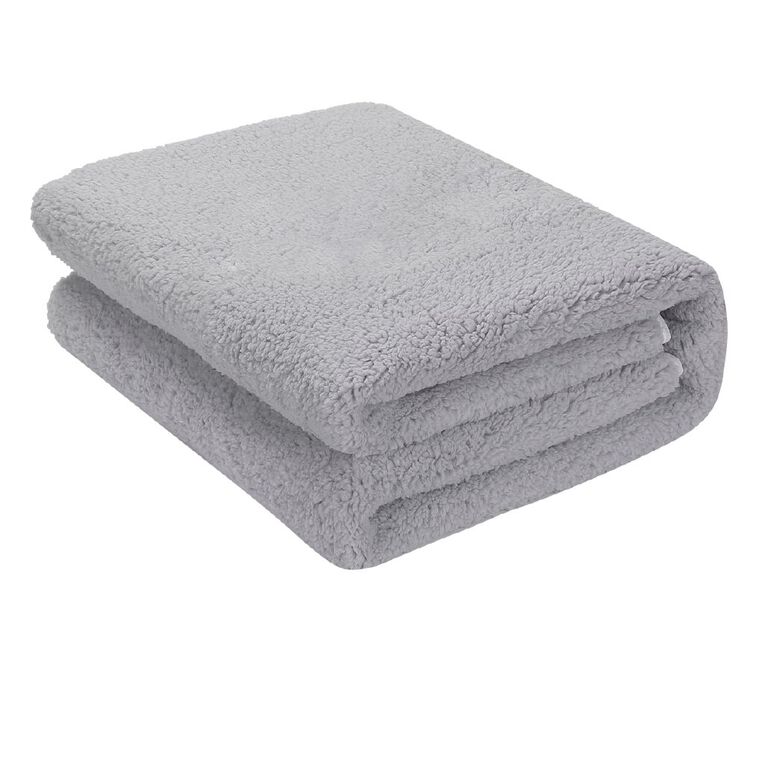 Goldair Teddy Fleece Electric Heated Throw, , hi-res