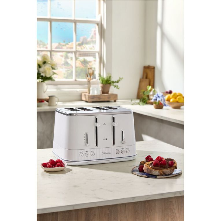 Sunbeam French Riviera Toaster 4 Slice White, , hi-res