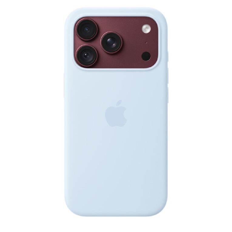 Apple iPhone&nbsp;18&nbsp;Pro Silicone Case with MagSafe - Crisp Blue, , hi-res