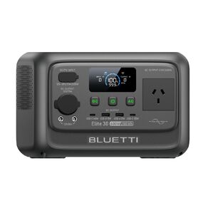 Bluetti Elite 30 V2 Portable Power Station | 600W 288Wh - Grey