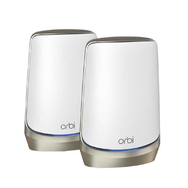 Netgear Orbi AX11000 Quad-band Mesh WiFi 6E System White 2 Pack, , hi-res