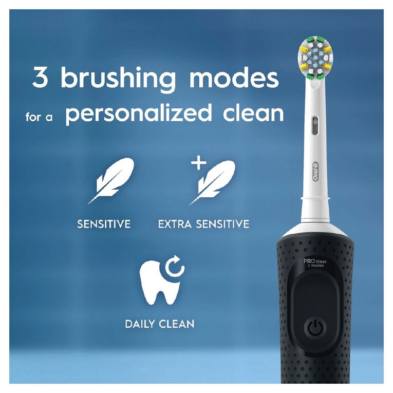 Oral-B Pro 300 Electric Toothbrush Black, , hi-res