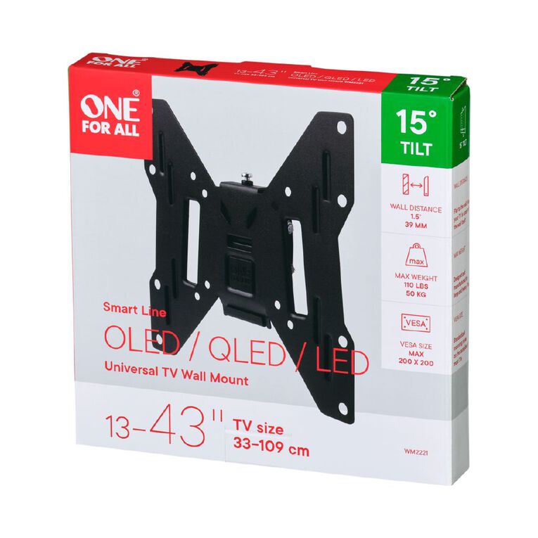 One for All Tilting Wall Mount for 13-43 Inch TVs, , hi-res